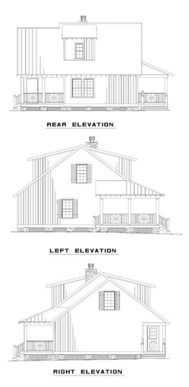 Country House Plan #110-00307 Elevation Photo