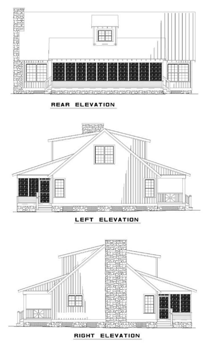 Cottage House Plan #110-00308 Elevation Photo