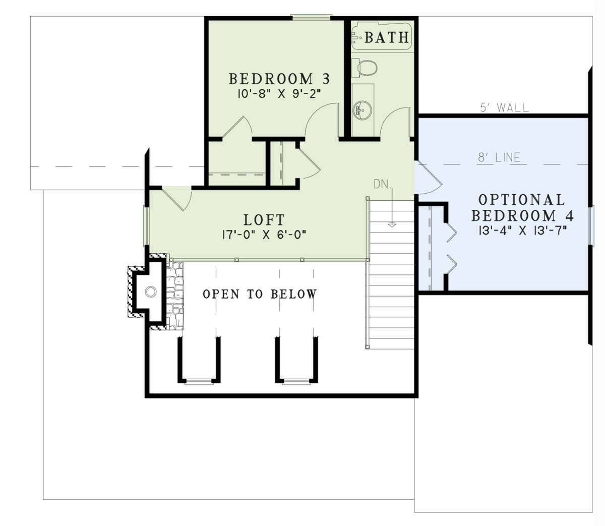 Floorplan 2 for House Plan #110-00309
