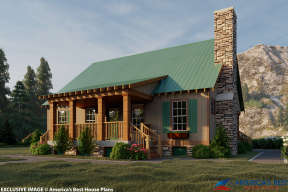 Farmhouse House Plan #110-00310 Elevation Photo
