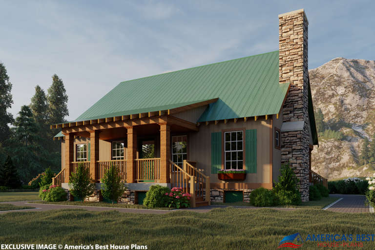 Farmhouse House Plan #110-00310 Elevation Photo