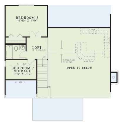 Floorplan 2 for House Plan #110-00310