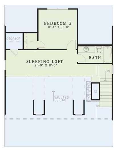 Second Floor for House Plan #110-00311