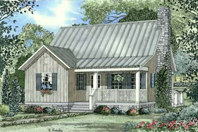 Farmhouse House Plan #110-00312 Elevation Photo