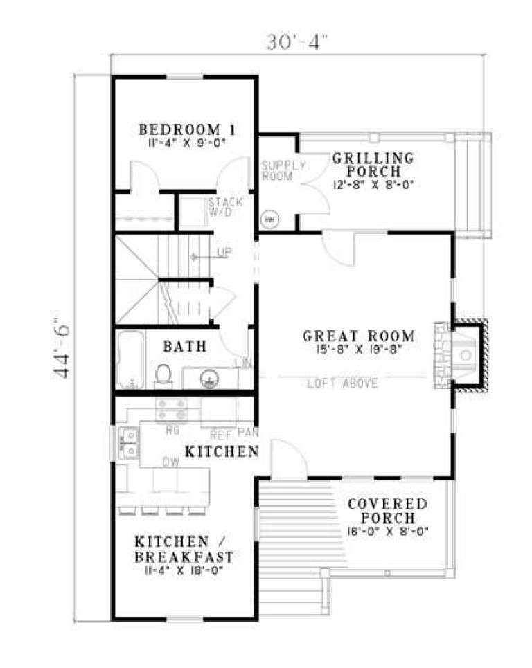 House Plan House Plan #5153 Drawing 1