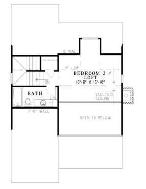 Floorplan 2 for House Plan #110-00312