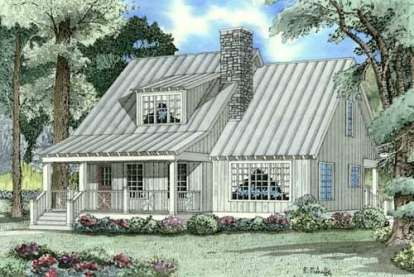 2 Bed, 2 Bath, 1542 Square Foot House Plan - #110-00314