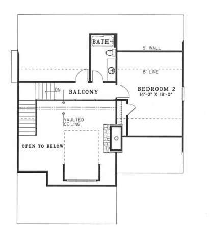 Floorplan 2 for House Plan #110-00314
