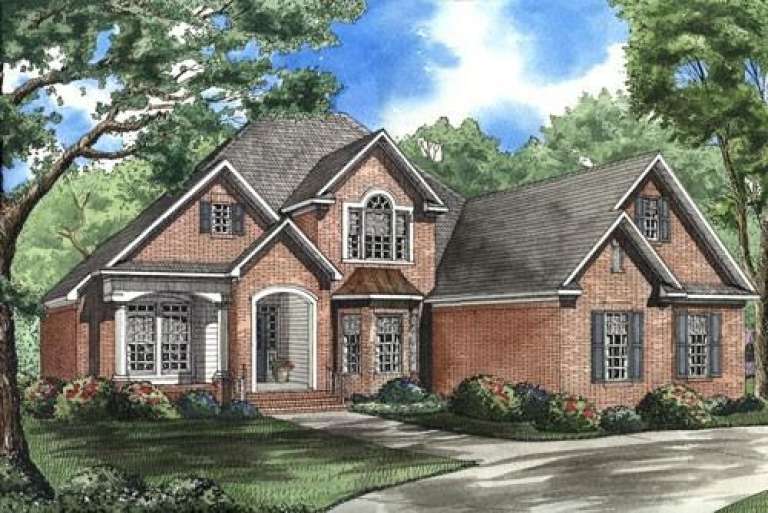 French Country House Plan #110-00315 Elevation Photo