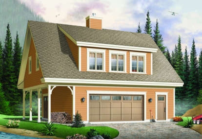 Craftsman House Plan #034-00109 Elevation Photo
