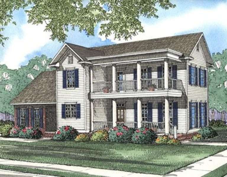 Country House Plan #110-00318 Elevation Photo