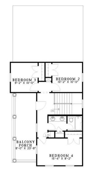 Floorplan 2 for House Plan #110-00318