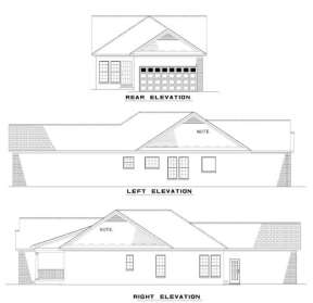 Southern House Plan #110-00321 Elevation Photo