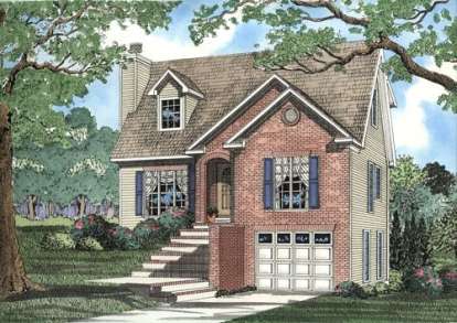 Traditional House Plan #110-00322 Elevation Photo