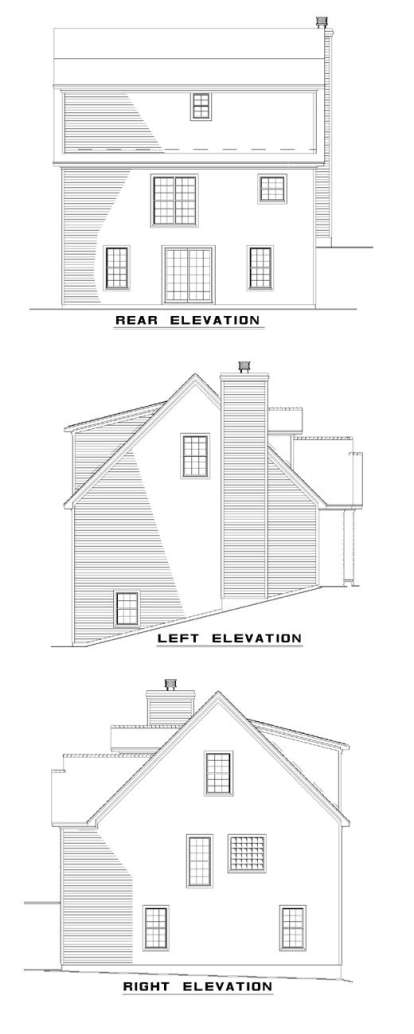 Traditional House Plan #110-00322 Elevation Photo