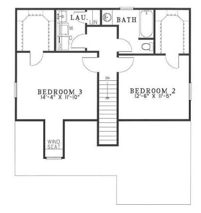 Floorplan 2 for House Plan #110-00322