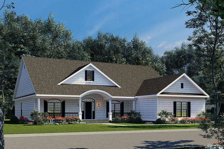 Country House Plan #110-00323 Elevation Photo