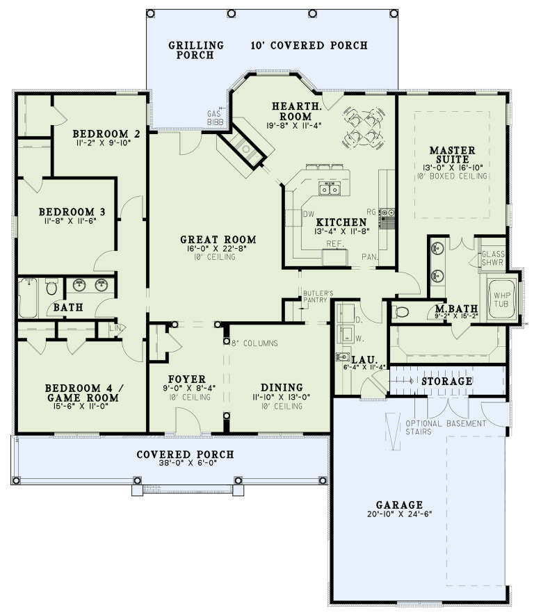 House Plan House Plan #5165 Drawing 1