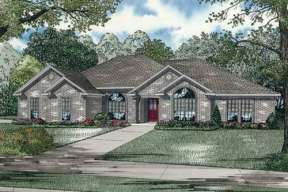 Ranch House Plan #110-00325 Elevation Photo