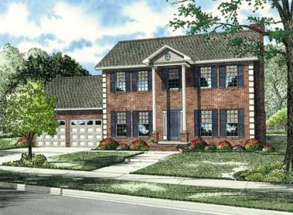 4 Bed, 2 Bath, 2132 Square Foot House Plan - #110-00327