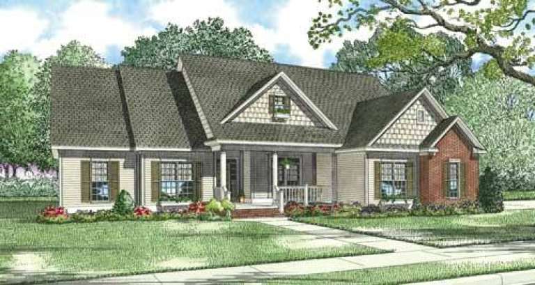 Traditional House Plan #110-00330 Elevation Photo