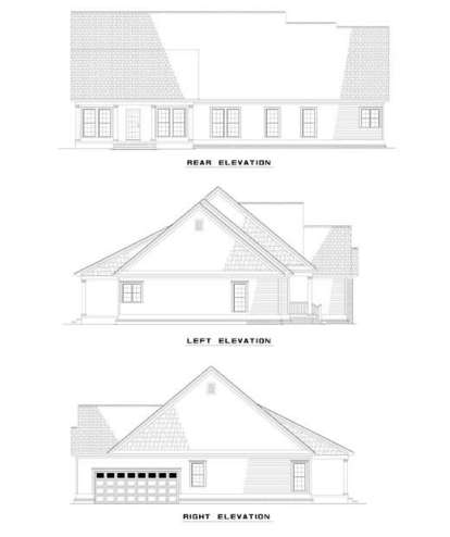 Traditional House Plan #110-00330 Elevation Photo