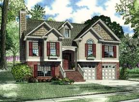 European House Plan #110-00333 Elevation Photo