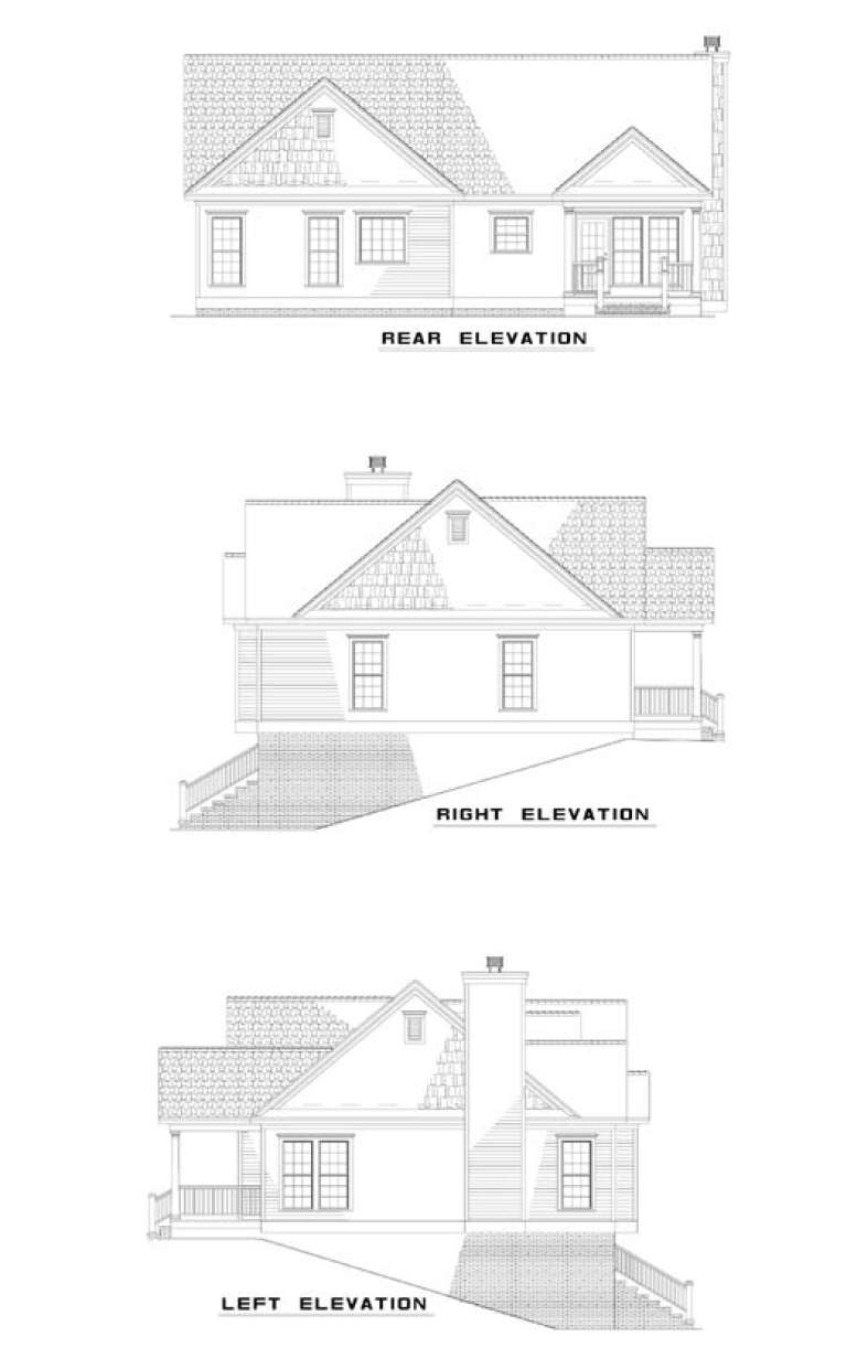 European House Plan #110-00333 Elevation Photo