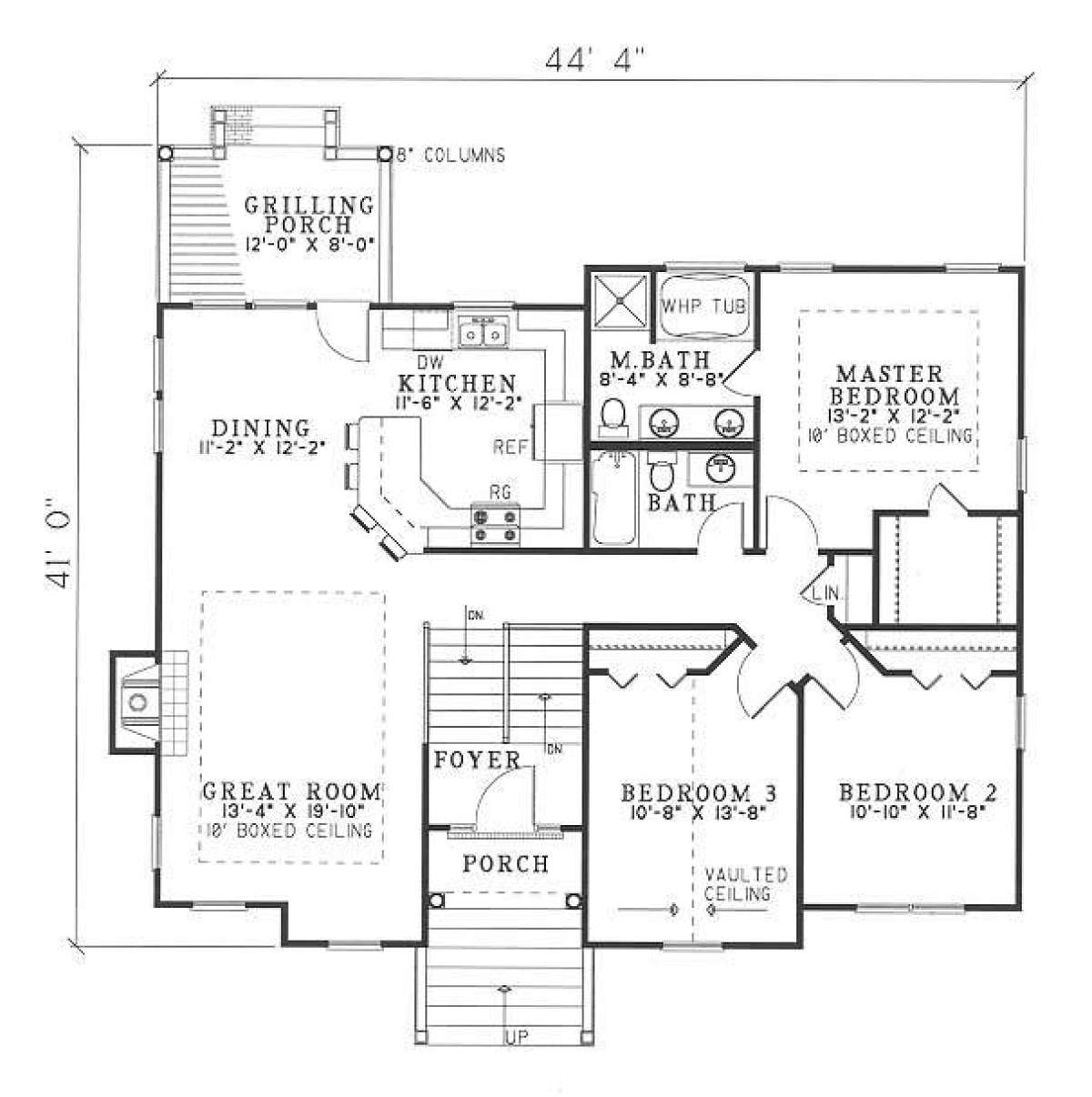 Floorplan 1 for House Plan #110-00333