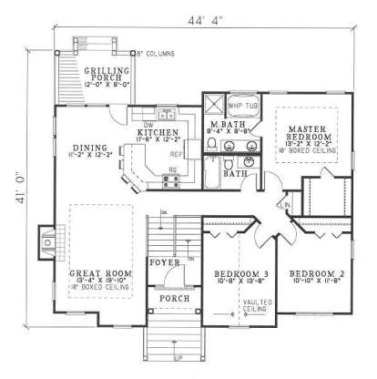 Main Floor  for House Plan #110-00333