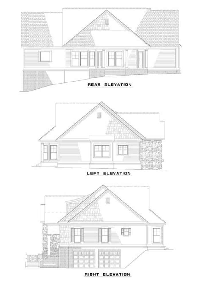 Traditional House Plan #110-00335 Elevation Photo
