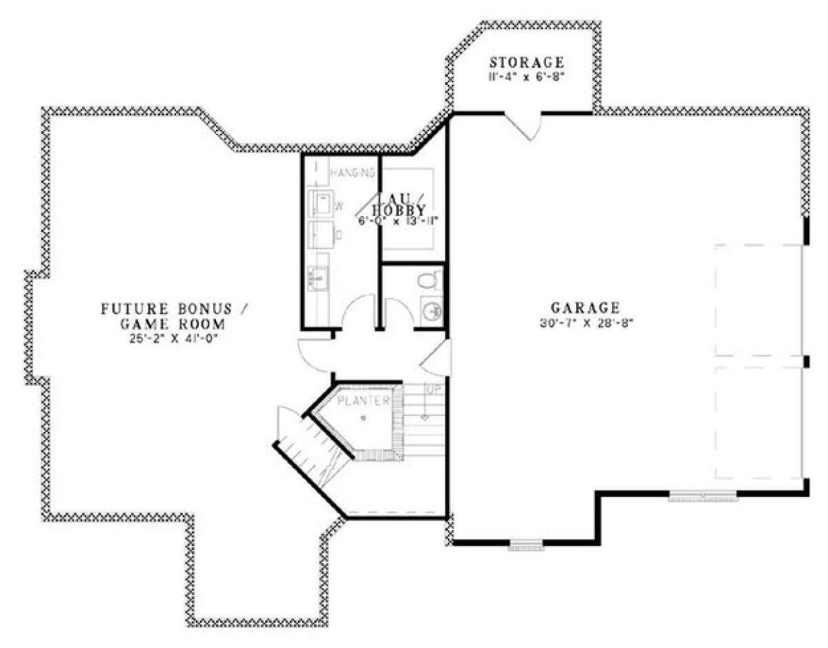 Floorplan 2 for House Plan #110-00335