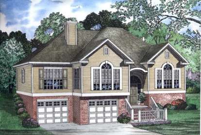 European House Plan #110-00336 Elevation Photo