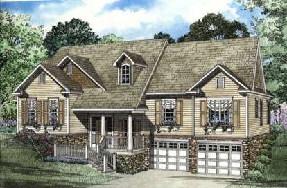 Southern House Plan #110-00337 Elevation Photo