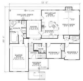 Floorplan 1 for House Plan #110-00337