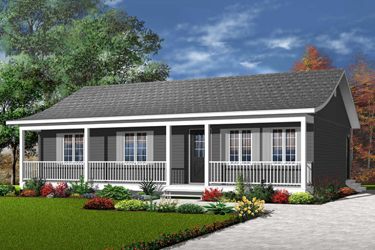 House Plan House Plan #518 Front Elevation