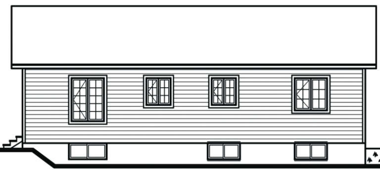 Ranch House Plan #034-00111 Elevation Photo