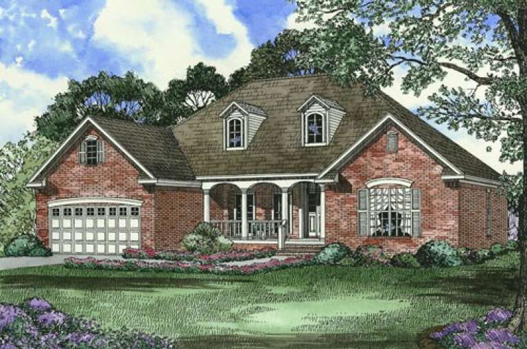 Traditional House Plan #110-00339 Elevation Photo