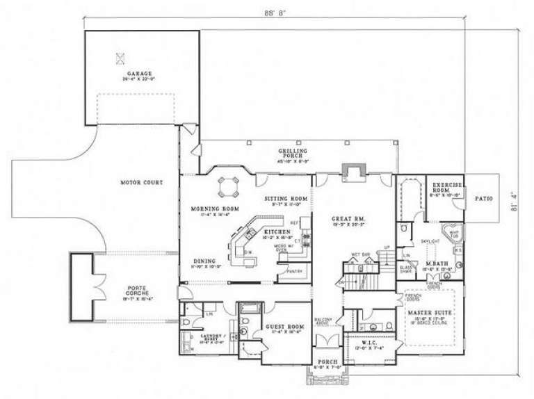 House Plan House Plan #5183 Drawing 1