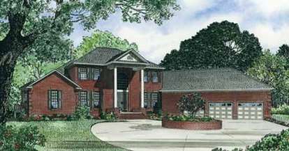 5 Bed, 3 Bath, 5050 Square Foot House Plan - #110-00342