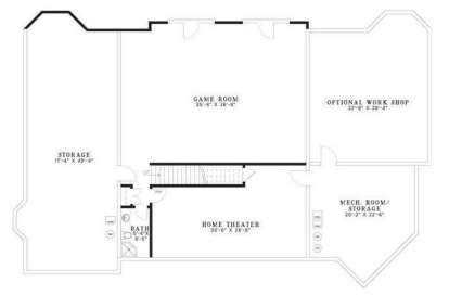 Floorplan 3 for House Plan #110-00342