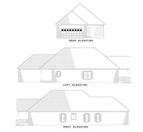 Country House Plan #110-00344 Elevation Photo
