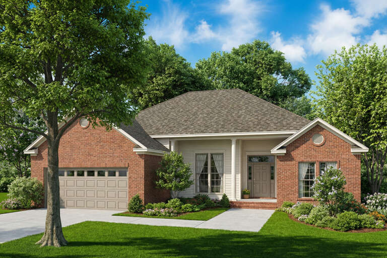 House Plan House Plan #5187 Angled Front Elevation