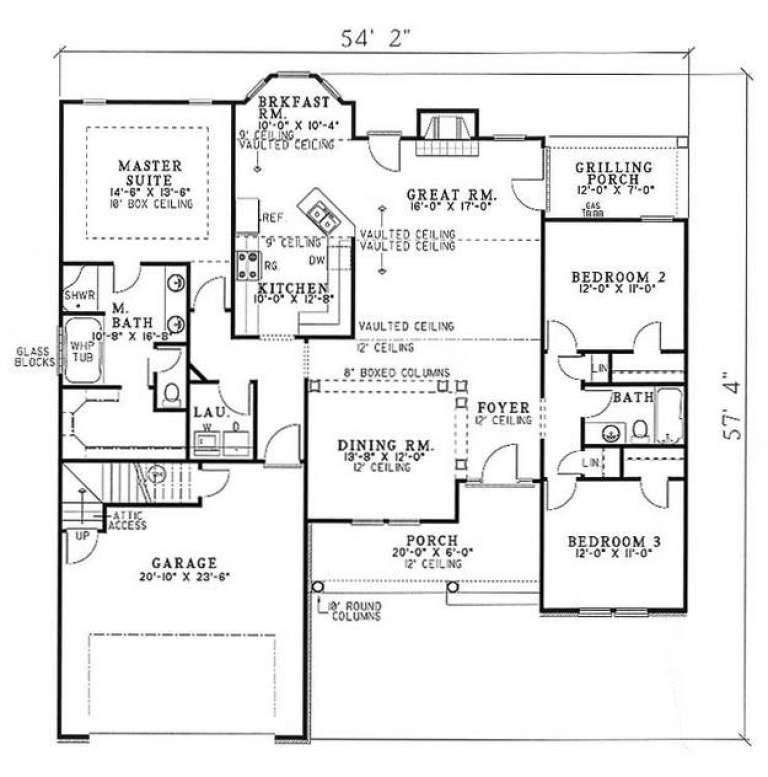 House Plan House Plan #5187 Drawing 1