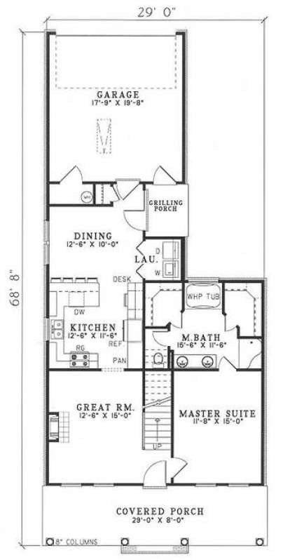 Floorplan 1 for House Plan #110-00346