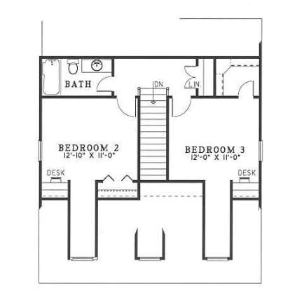 Floorplan 2 for House Plan #110-00346