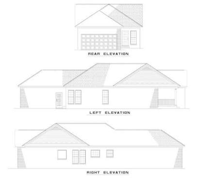 Traditional House Plan #110-00348 Elevation Photo