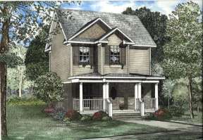 Country House Plan #110-00349 Elevation Photo