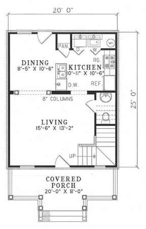 Floorplan 1 for House Plan #110-00349