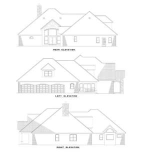 Country House Plan #110-00350 Elevation Photo